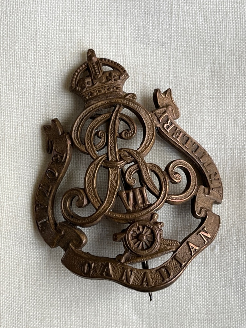 Antique Canadian Military Cap Badge